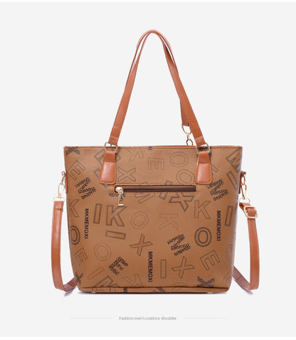 Set of 6 Women'S Bags - Spacious Vintage Collection Including Shoulder Bag, Crossbody Bag, Tote, And Purse