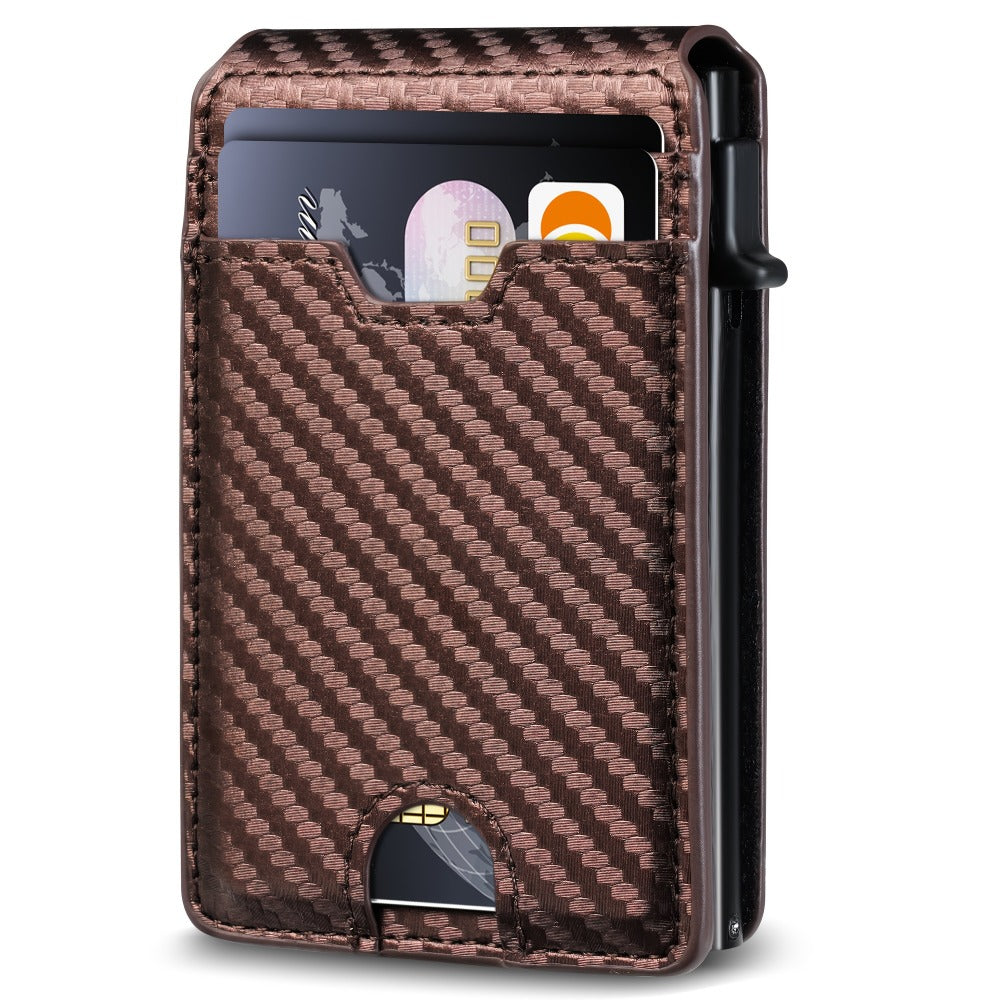 Minimalist Wallet for Men - with Money Clip Slim Leather Slots Credit Card Holder RFID Blocking Bifold Wallet Best Gifts for Him