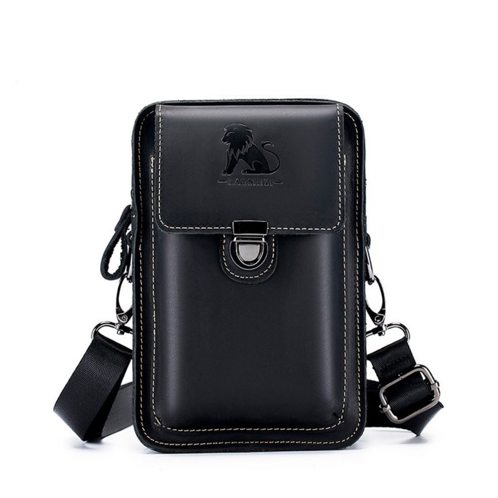 Waist Bag – Genuine Leather, Genuine Leather Waist Vintage Cowhide | Bag Vero – detail view 5
