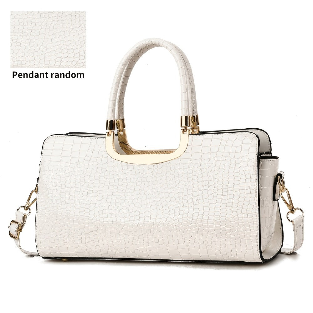 Crossbody Bag for Women – Polyester, Croc Print Glossy Evening Way | Bag Vero – detail view 12