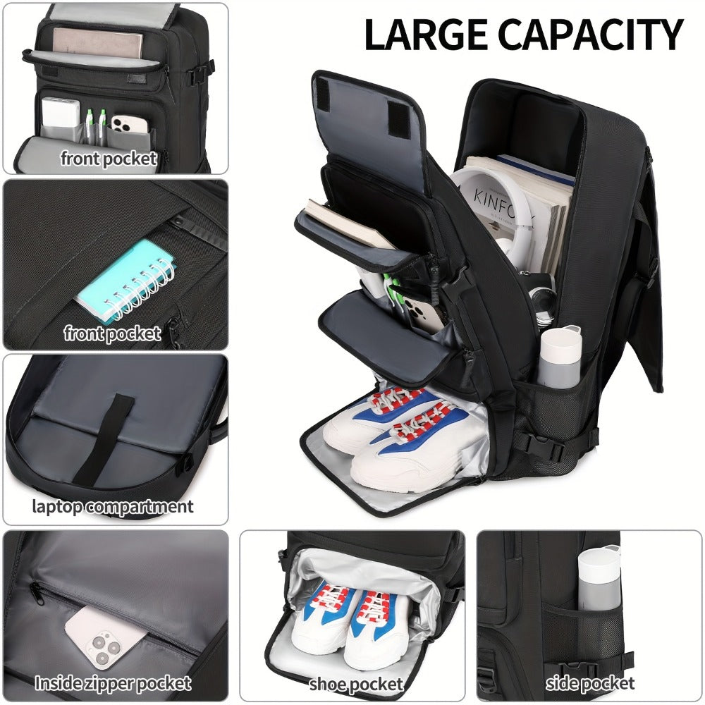 Laptop Backpack – 5 Colors, Adjustable Strap, for Travel | Bag Vero – detail view 8