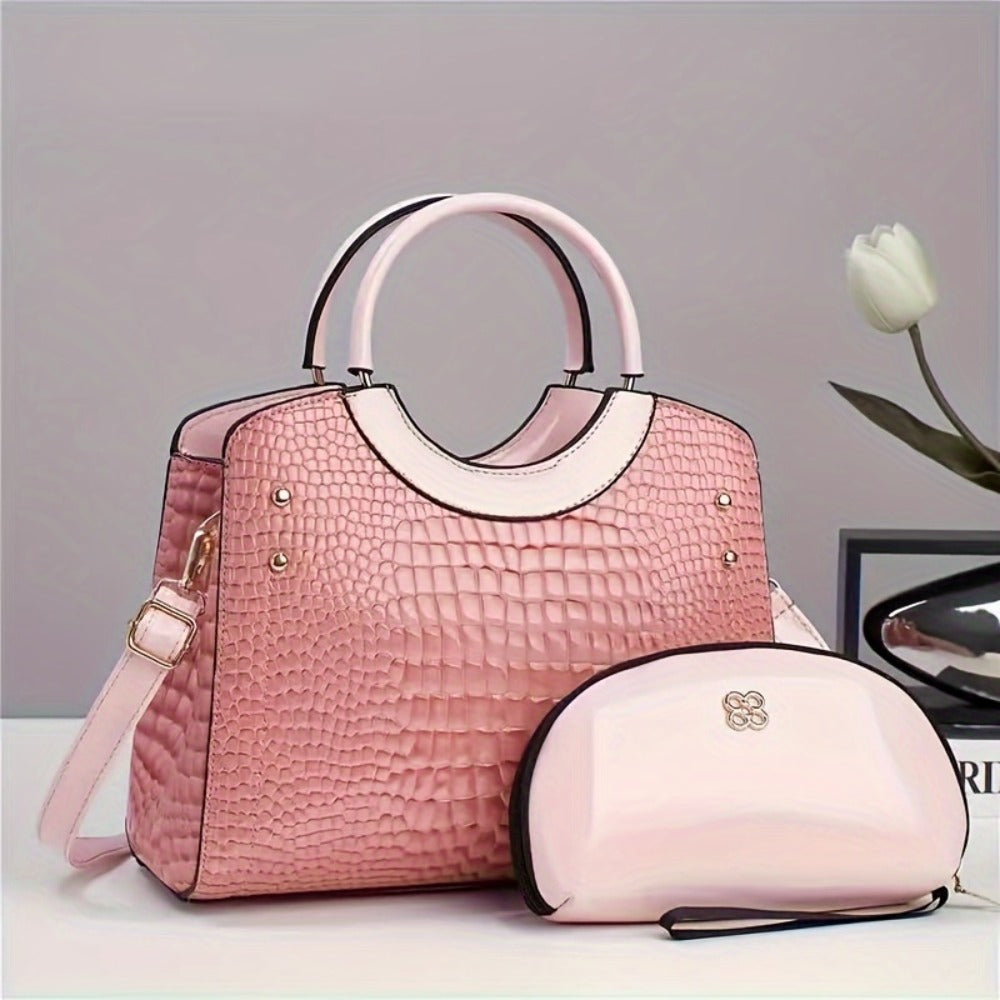 Women's Bag Set 2025 New European and American Fashion Shoulder Crossbody Women's Bag
