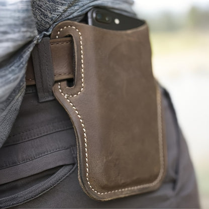 Waist Bag – 7 Inch, Cowhide Leather Phone Waist Belt | Bag Vero – detail view 13