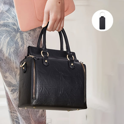 Retro Western Women'S Crossbody Bag Large Capacity Handbags, Tote Bags - Multi Layer Handbag With Portable Storage, Multiple Card Slots And Stylish-Keychain