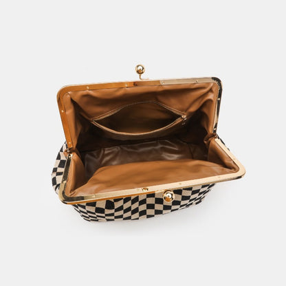 [Holiday Gifts] Affordable Luxury Niche Clasp Bags, Checkered Evening Clutches, Spacious Tote Bags, Shoulder Bags, Women's Handbags, Holiday Gifts, Birthday Gifts