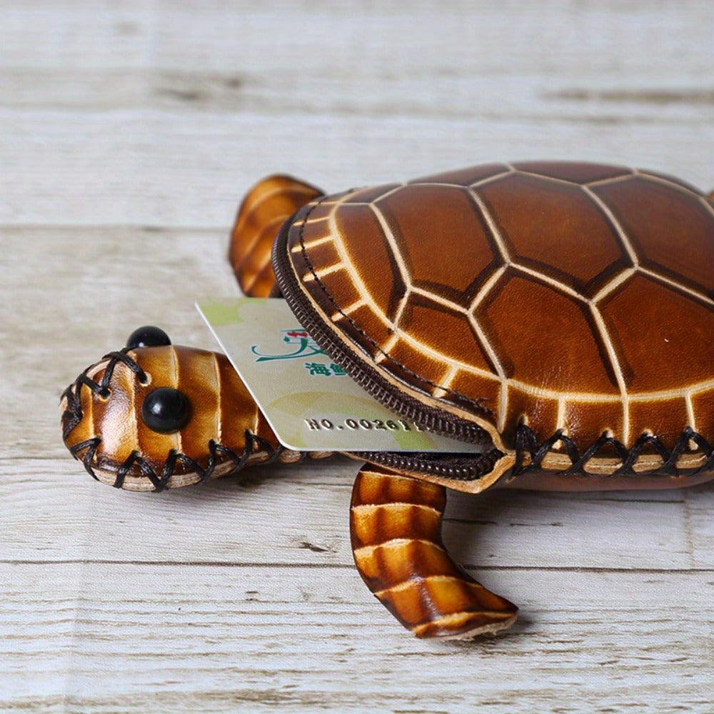 Women's Wallet – Handcrafted Retro Turtle Coin In | Bag Vero – detail view 21