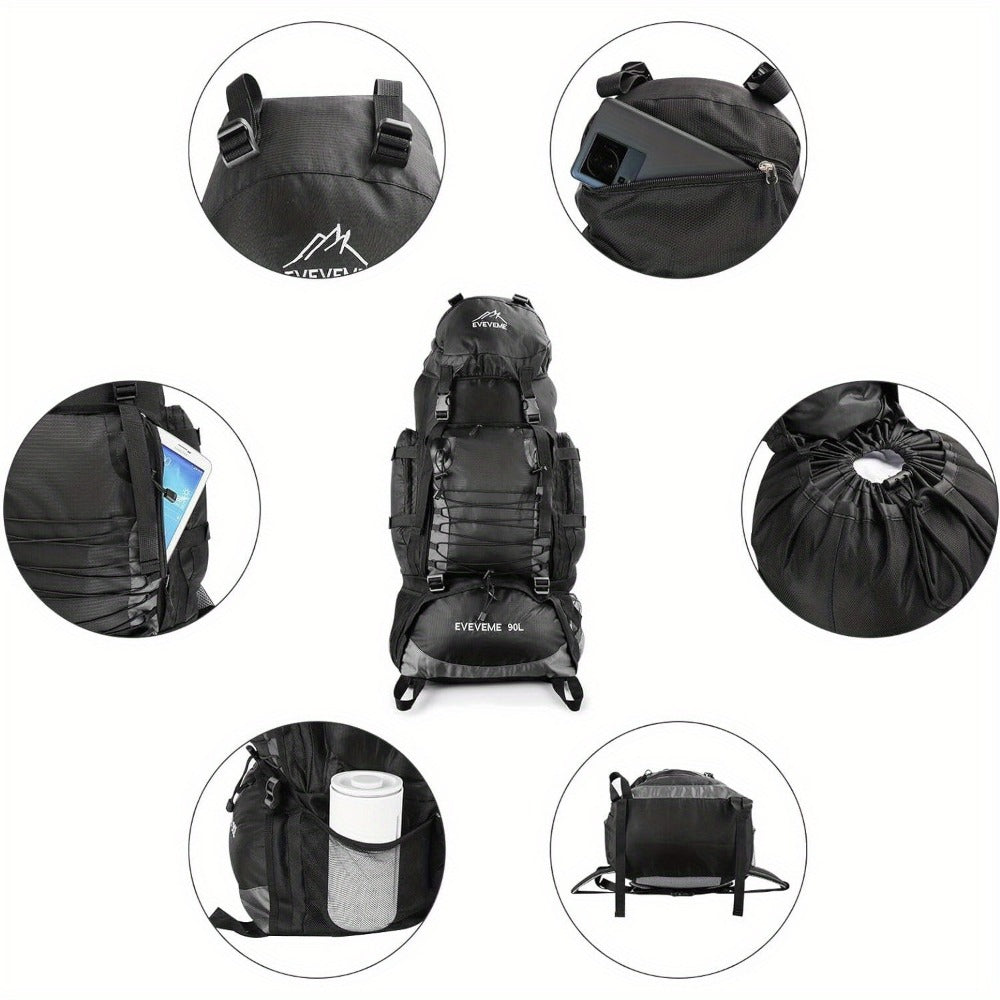 Backpack for Women – 90L, Large Capacity, for Travel | Bag Vero – detail view 7