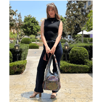 JUPITER GEAR Collection Butterfly Design Hobo Bag