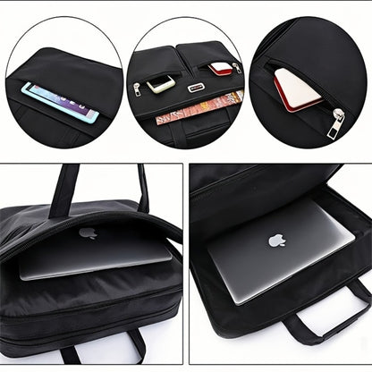 15.6-inch Laptop Computer Bag, Business Briefcase Suitable for Both Men And Women, with Shoulder Strap And Messenger-style Single-shoulder Bag, Durable Office Bag, Laptop/computer Carry-on Bag