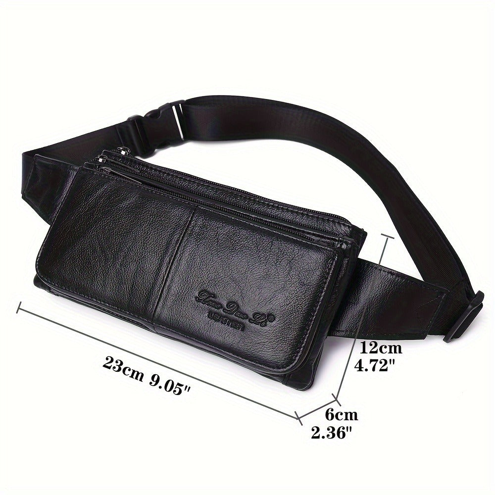 Waist Bag – Genuine Leather, Adjustable Strap, Lightweight, for Travel | Bag Vero – alternate view