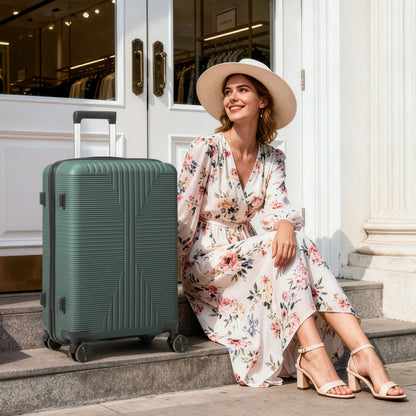 20/24/28 Inch Luggage with Smooth Spinner Wheels, Hard Shell PP Suitcase, Lightweight Travel Luggage, Carry-On, Airline Approved, Lightweight, Smooth Spinner Wheels, Hard Shell, Travel Luggage, Suitcase