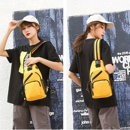 Unisex Outdoor Casual Chest Bag Travel Waist Packet Oxford Cloth Multifunctional Sports Crossbody Bag Sports Backpack