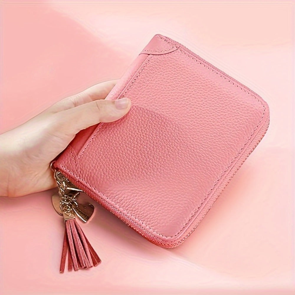 RFID Blocking Credit Card Holder Wallets For Men Women Money Case Coin Purse Credit Card Holder Wallet Zip Card Case
