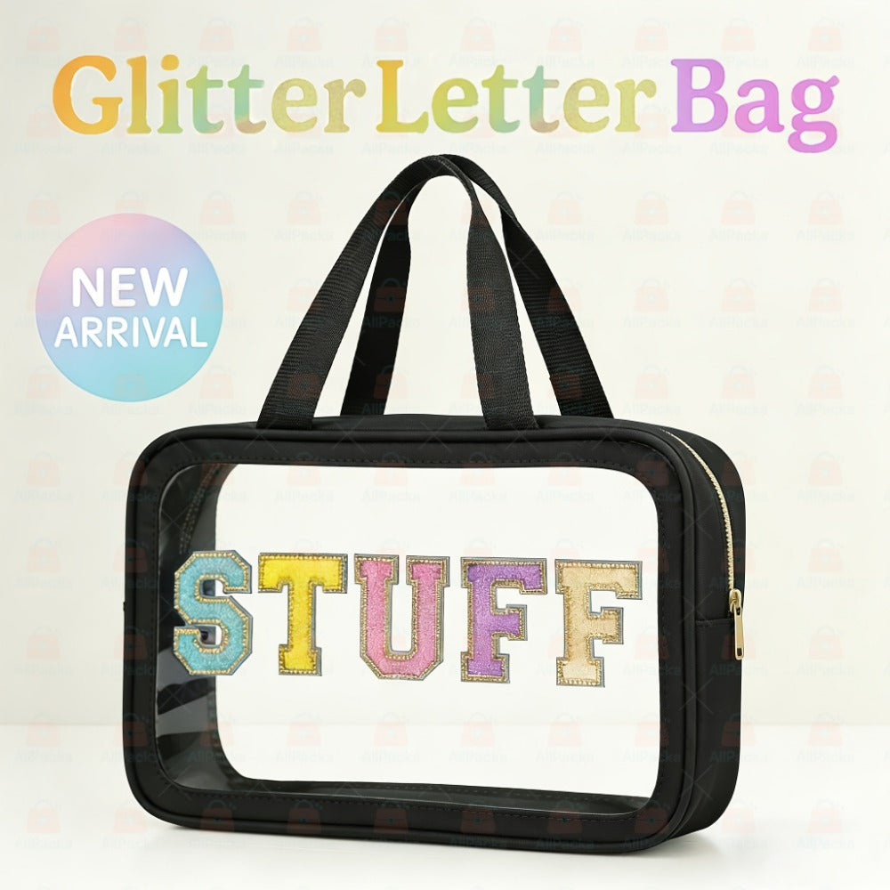 Travel Makeup Bag – PVC, Stuff Embroidered Pvc Makeup Portable | Bag Vero – detail view 3