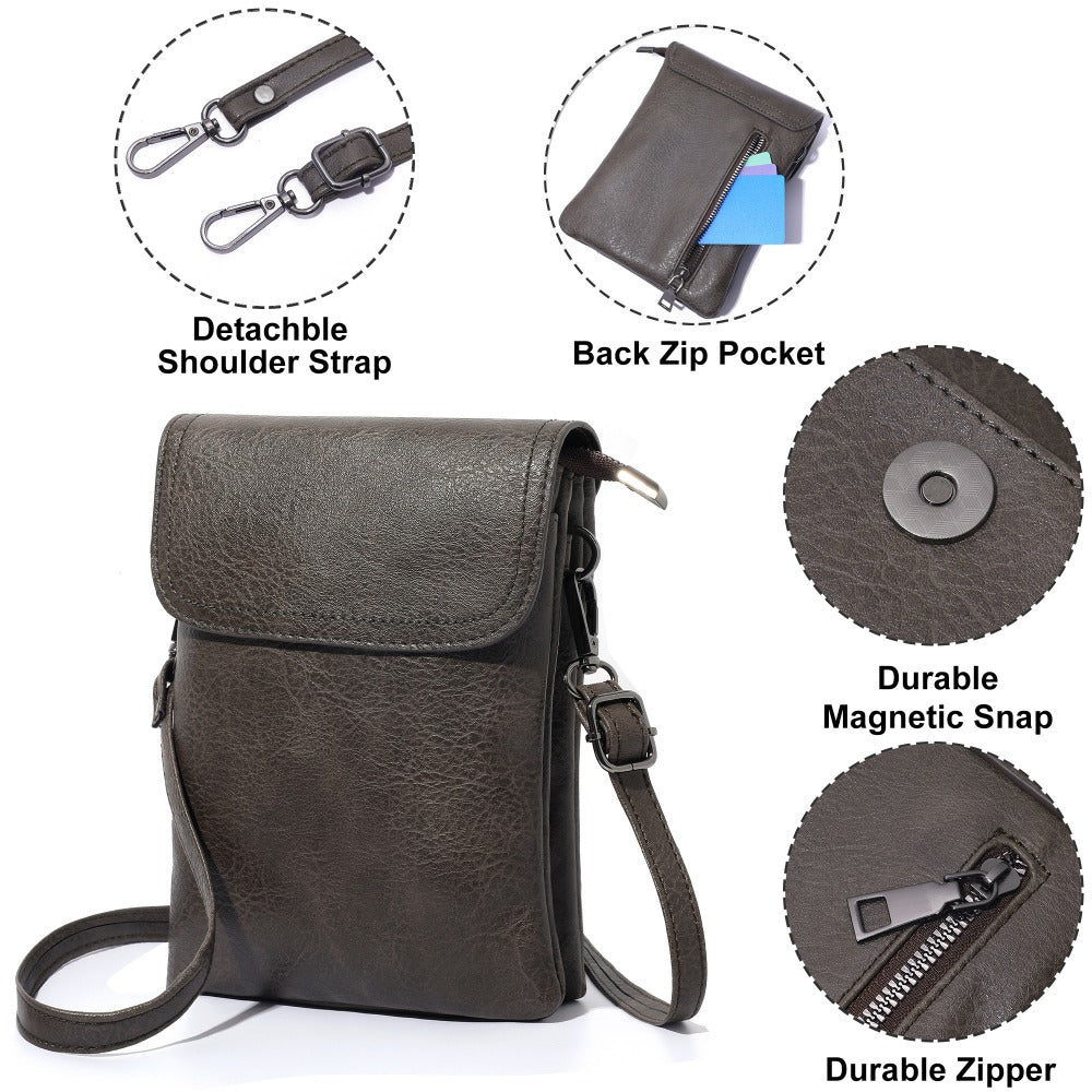 Crossbody Bag for Women – 7 Colors, PU Leather, Adjustable Strap | Bag Vero – detail view 21