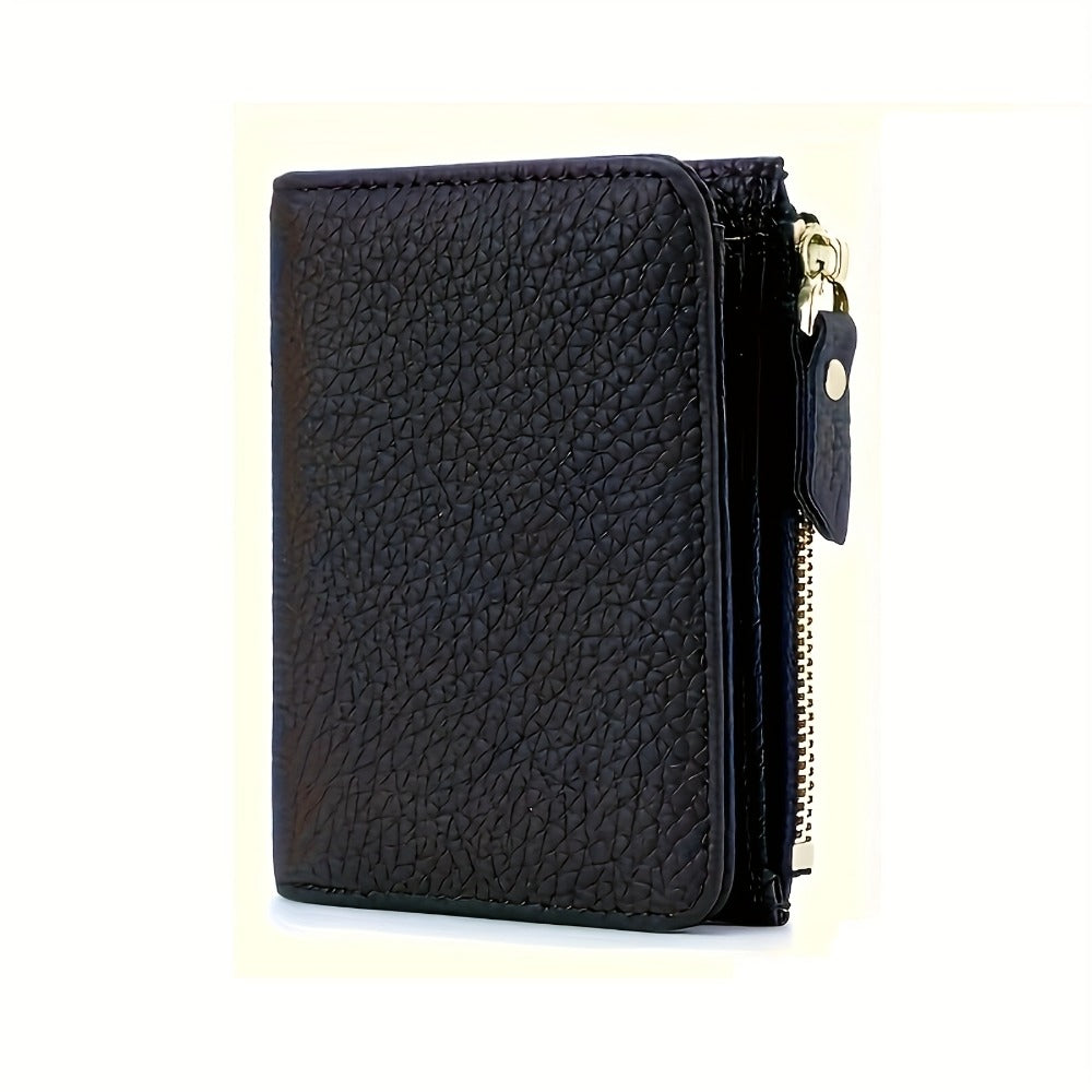 Technology That Blocks RFID Signals - Features a Zipper Closure, Slots for Cards, And a Pocket for Cash - Provides Anti-Skimming Security for Both Men And Women - Suitable for Daily Use And Special Events, Compact Wallet, Travel Accessory