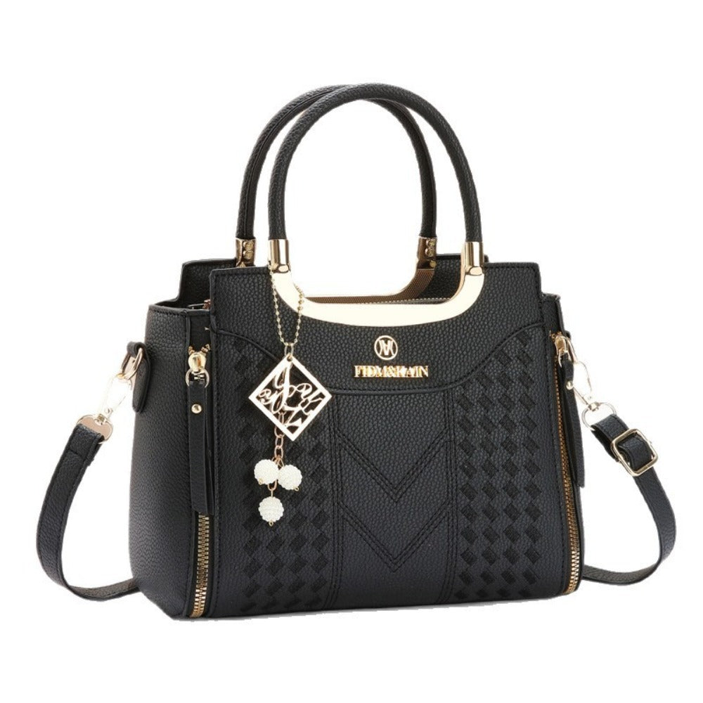 Tote Bag for Women – Large Embroidery Thread Texture Vintage | Bag Vero – detail view 7