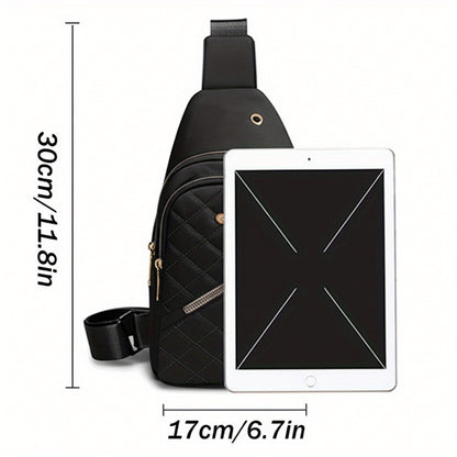 Sling Bag – Nylon, Multi-Pocket, Adjustable Strap, for Travel | Bag Vero – detail view 9