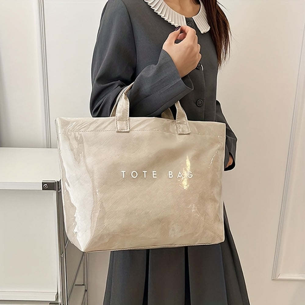 Women's Handbag with Detachable Strap & Tape Closure - / Handheld Shopping Bag Suitable for Travel, Books, Cosmetics - Elegant Tote with, Yiwu-Made for Everyday Use & Special Events
