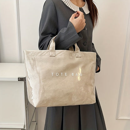 Women's Handbag with Detachable Strap & Tape Closure - / Handheld Shopping Bag Suitable for Travel, Books, Cosmetics - Elegant Tote with, Yiwu-Made for Everyday Use & Special Events