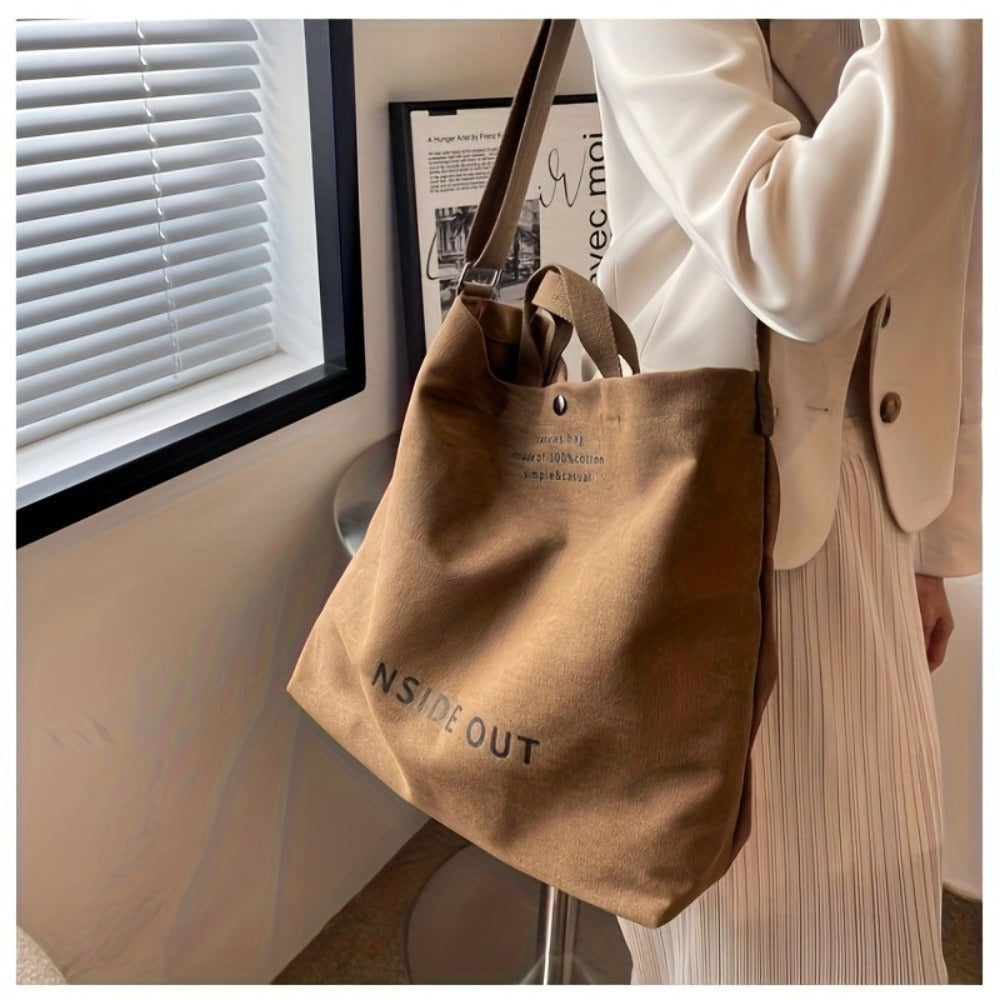 Large Tote Bag For Women, Canvas Bag Women Gift, Fashion Crossbody Bag, Large Capacity Shoulder Bag