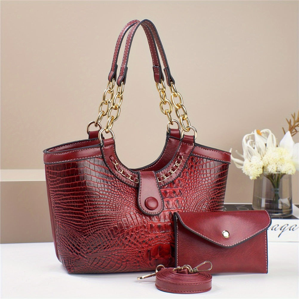 Crossbody Bag for Women – 2-Piece, 7 Colors, PU Leather, Polyester | Bag Vero – detail view 26