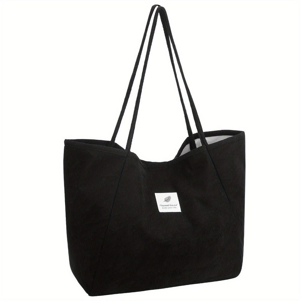 Tote Bag for Women – Corduroy, Large Capacity | Bag Vero – detail view 26