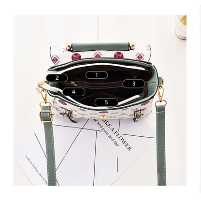 Mini Heart-shaped Women's Bag Shoulder Bag, Simple And Stylish Handbag Messenger Bag