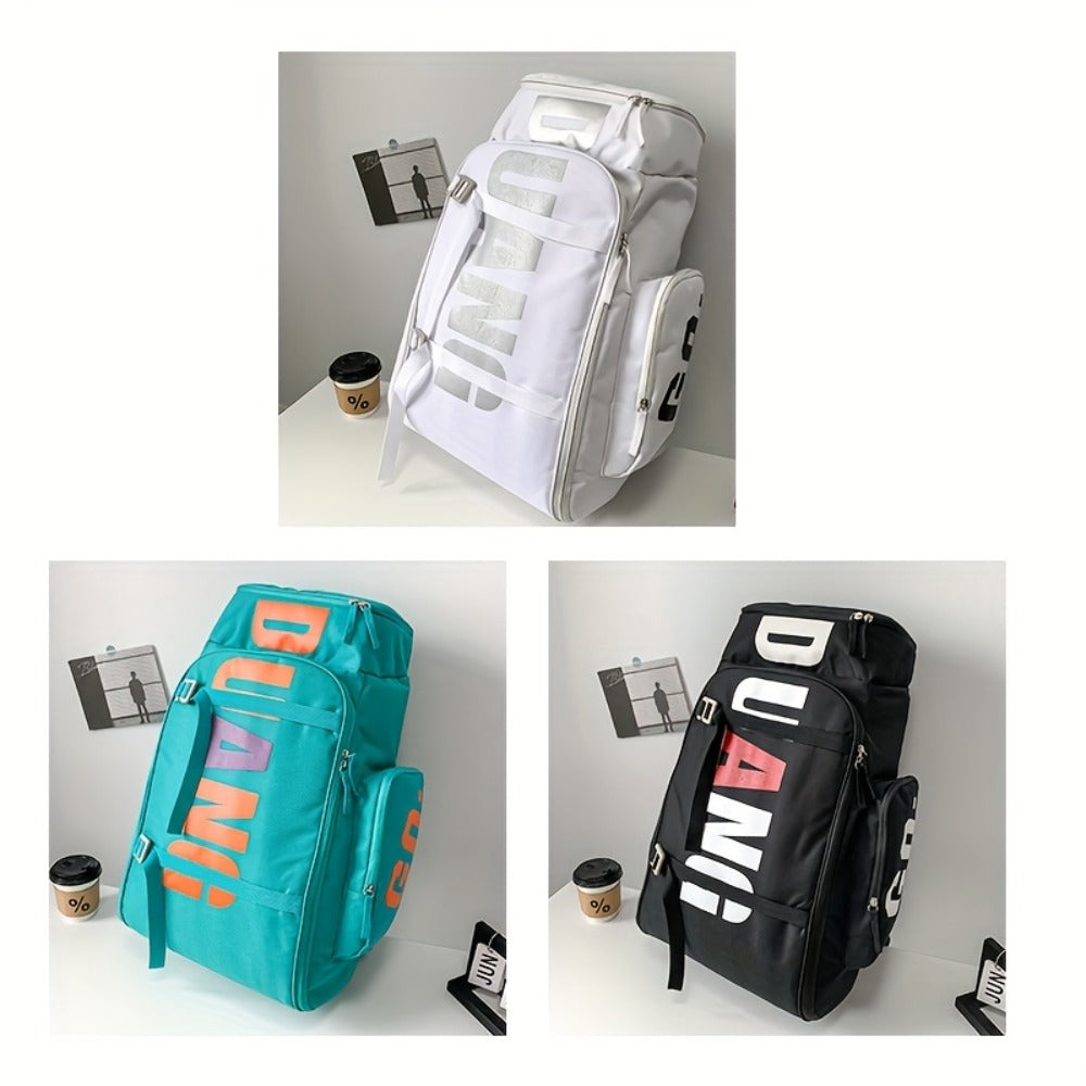 Large Capacity Travel Backpack Lightweight Oxford Fabric Multi-Compartment Design with Wet/Dry Separation, Dedicated Tablet Sleeve & Multiple Pockets-Stylish Durable Daypack for Outdoor Adventures, Hiking, Commuting, School, And Business Trips
