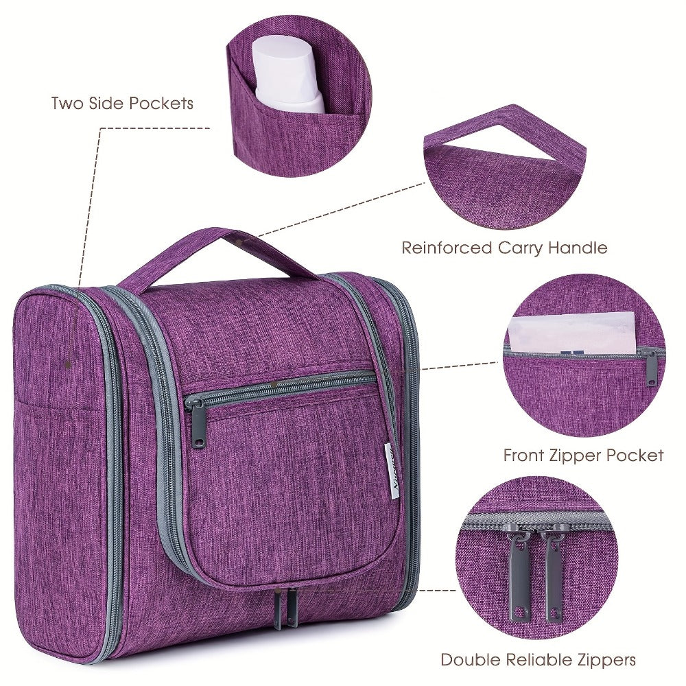 Travel Makeup Bag – 17 Colors, Large Capacity, Multi Pocket, Lightweight | Bag Vero – detail view 18