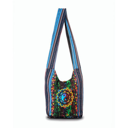 JUPITER GEAR Collection Yin Yang Print Hobo Bag