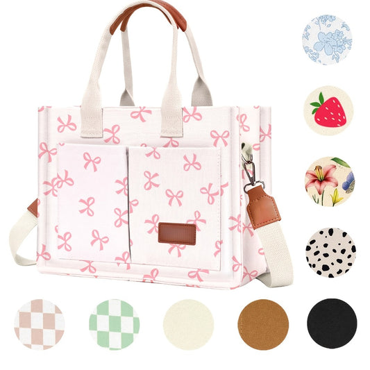 Tote Bag Purses Tote Bag for Women Large Capacity with Pockets, Large Capacity Multi-Pocket Shoulder Bag with Compartments, Work Bag for Women Large Capacity with Zipper, Multifunctional Tote Bag, Laptop Crossbody, Everyday Satchel, Teacher Bag, Gym