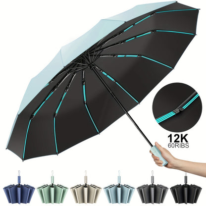Travel Umbrella – Windproof, Super Strong Windproof Umbrella Auto | Bag Vero – detail view 22