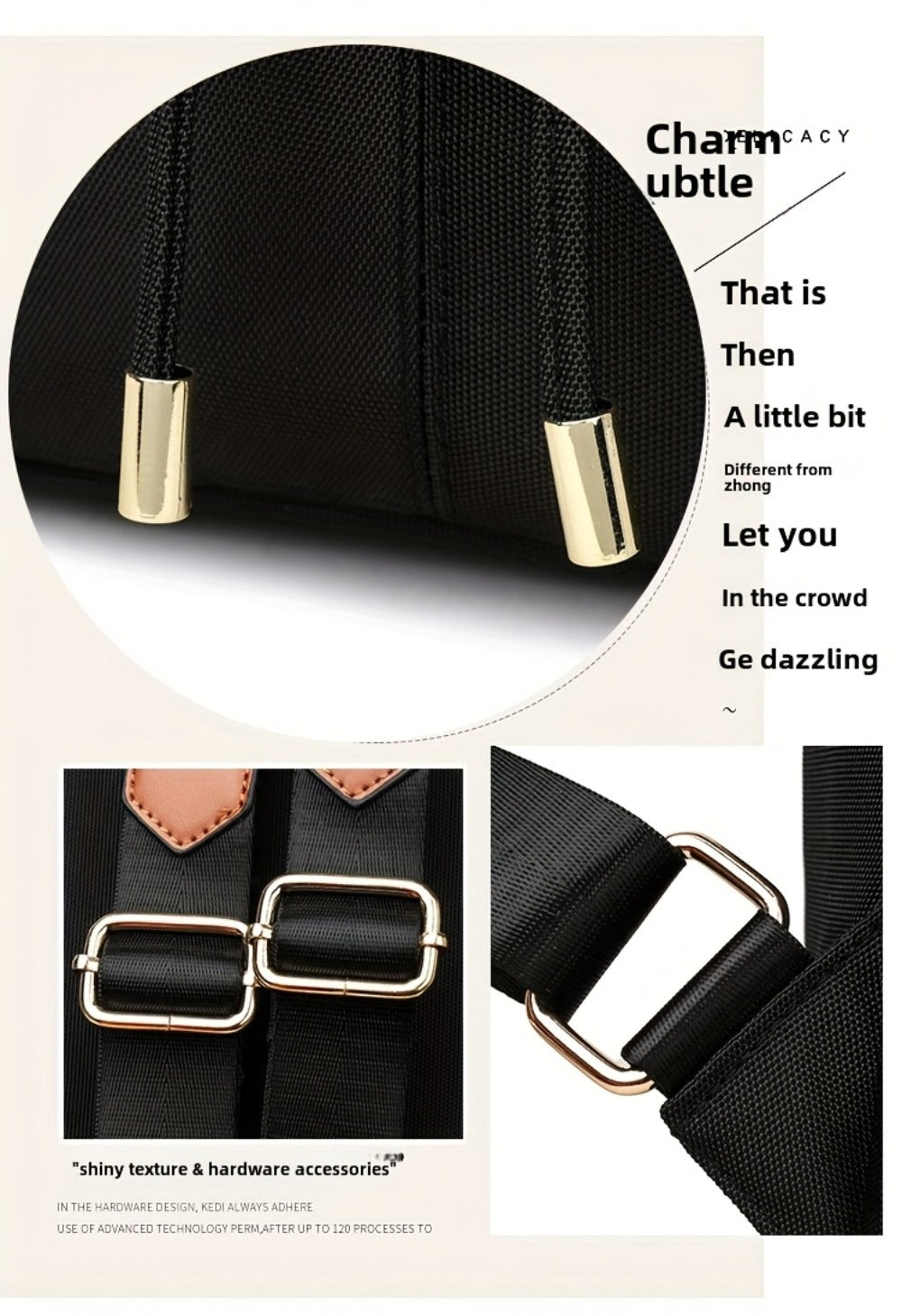 This Is a Stylish And Spacious Women'S Backpack That Serves Multiple Purposes. It Is Lightweight, And Features a Easy Yet Versatile Design with Adjustable Shoulder Straps, Making It Ideal for Travel, Commuting, Sports