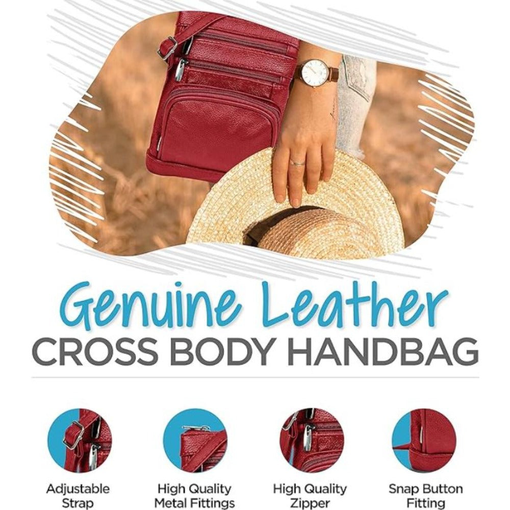 Women's Wallet – Genuine Leather, Multi Pocket, Adjustable Strap | Bag Vero – detail view 63