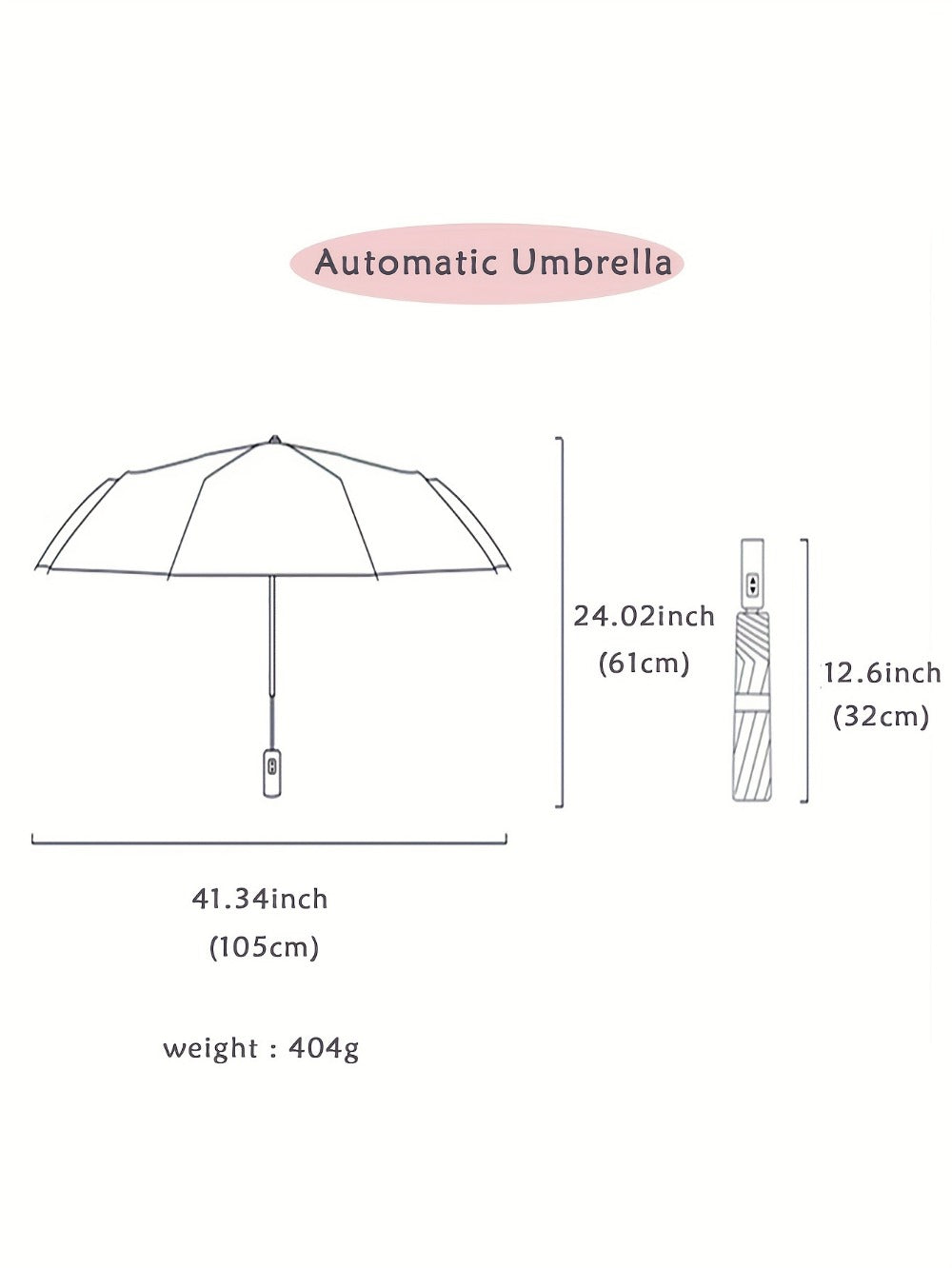 Travel Umbrella – Windproof, Compact, for Travel | Bag Vero – detail view 9