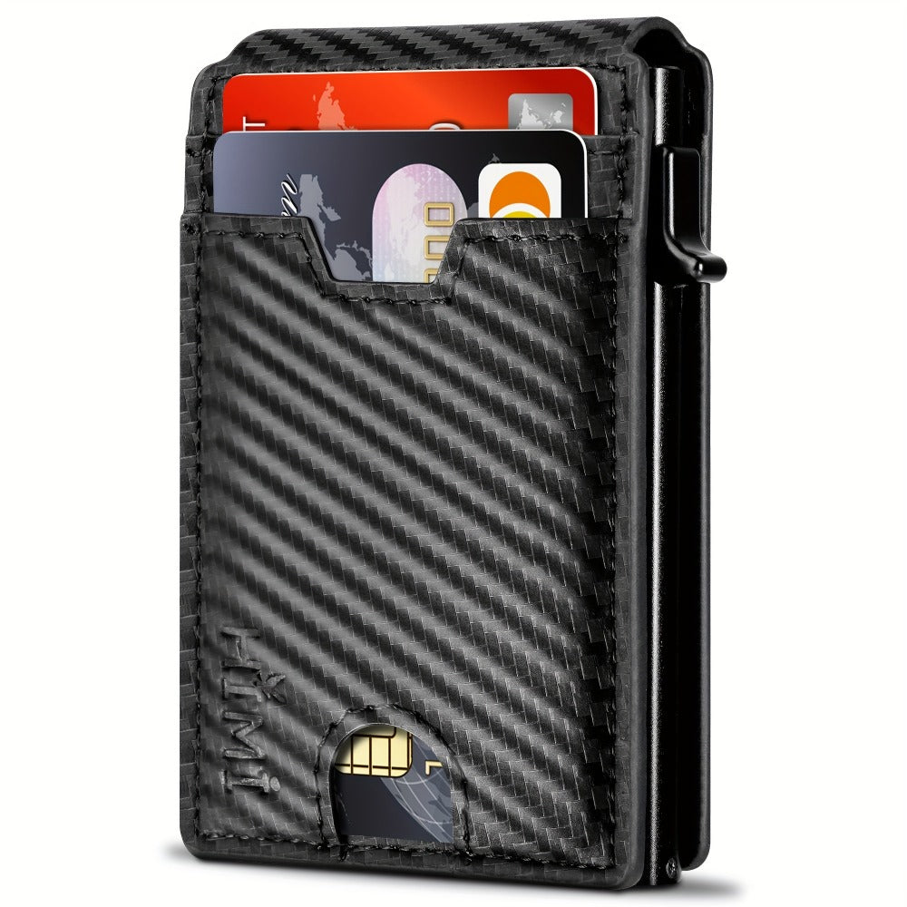 Men's Wallet – RFID Blocking, Aluminum Pop Up Card Holder | Bag Vero – detail view 9