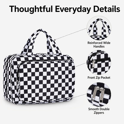 Hanging Toiletry Bag Travel Kit for Men And Women Travel Cosmetic Organizer with More Interior Pockets