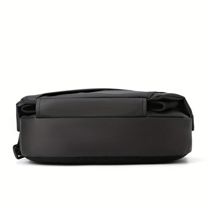 High Quality shoulder bag, high-density nylon fabric, magnetic buckle, flexible, trendy, portable water cup bag, large capacity, fashionable, Men's bag, breathable, smooth zipper, free pendant for same day shipment