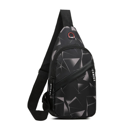Couple Chest Bag, Men'S Casual Crossbody Bag, Trendy Sports Bag, Multifunctional Small Bag, Shoulder Bag, Unisex Version