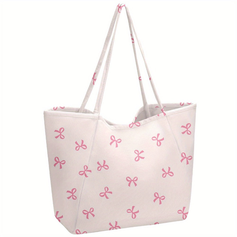 Tote Bag for Women – Corduroy, Large Capacity | Bag Vero – detail view 16