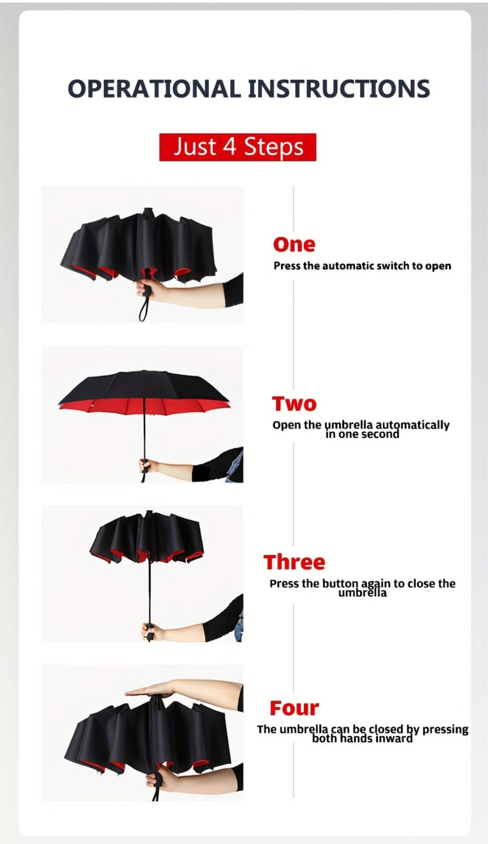 Travel Umbrella – Windproof, Compact, for Travel | Bag Vero – detail view 18