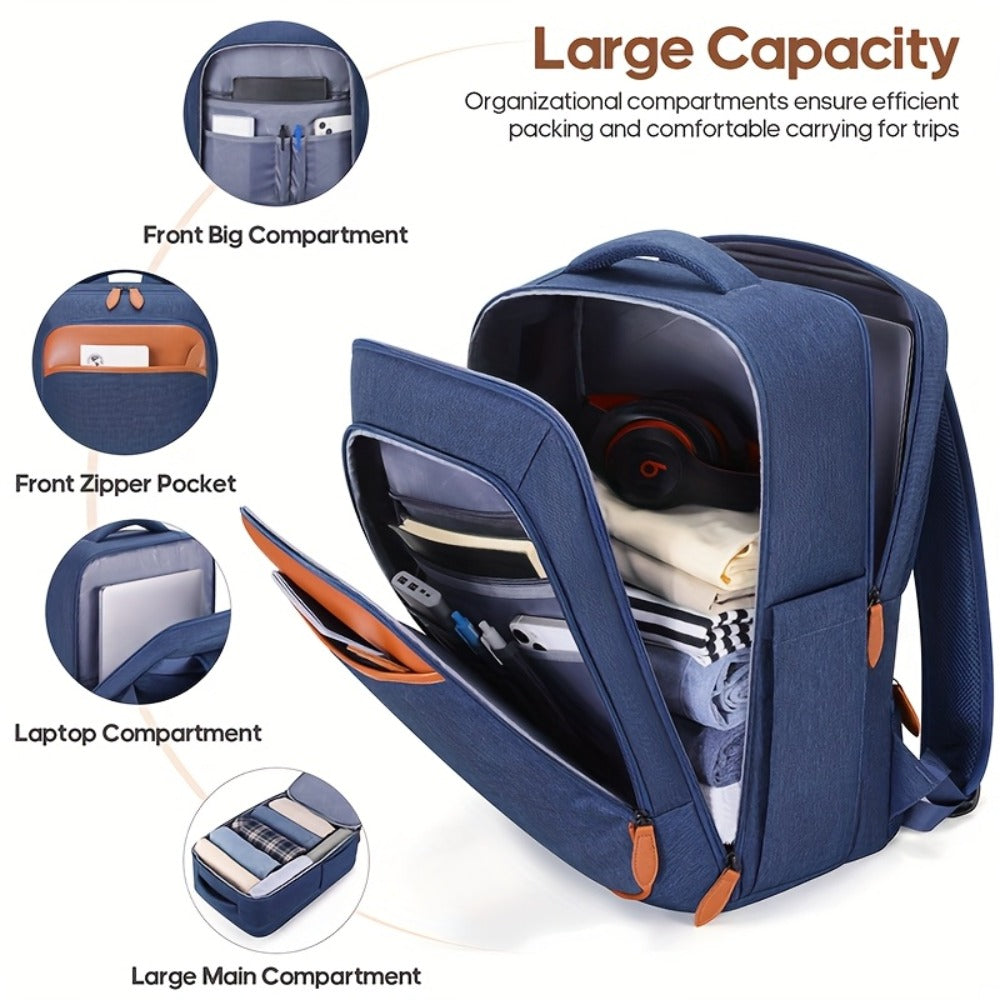 3pcs 20 Inch PC Hardside Luggage Set with TSA Lock Carry On Suitcase & Backpack - Lightweight ABS+PC Spinner Wheel Travel Bags, Laptop Compartment, for men & women, Grey//, Airplane Compatible (Annual updates likely)