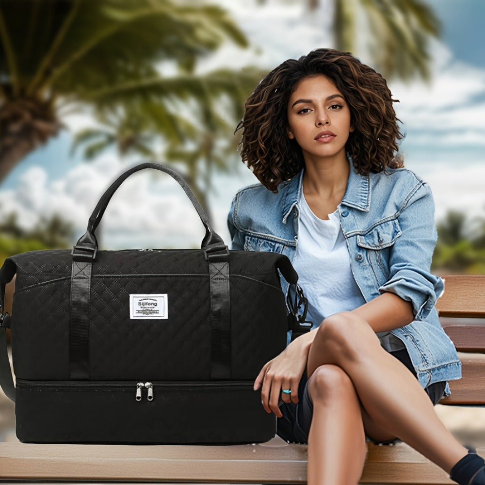Of 3 Versatile Outdoor Bags Suitable for Travel, Including a Handbag for Women, a Crossbody Bag, a Makeup Pouch, a Beach Tote, a Storage Bag, And a Gym Bag