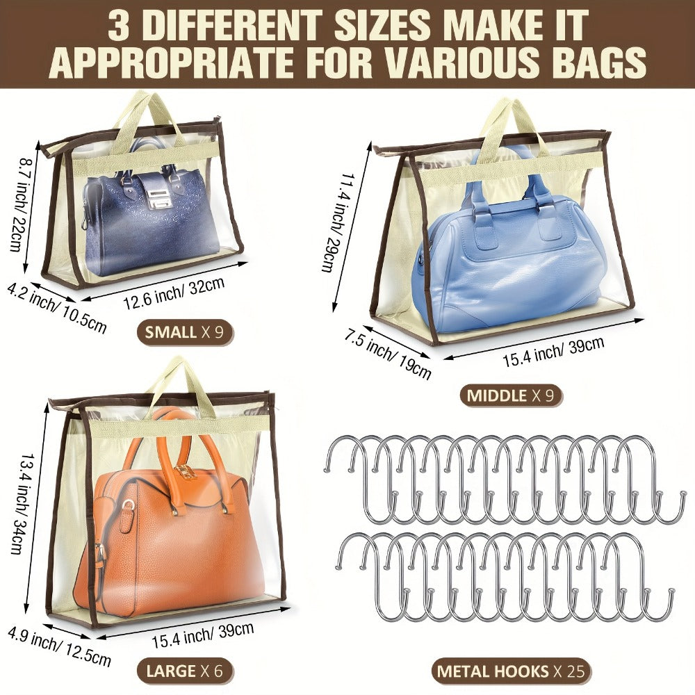 Travel Organizer Bag – 24 Pack, Dust Handbags Pack S Hooks | Bag Vero – detail view 2