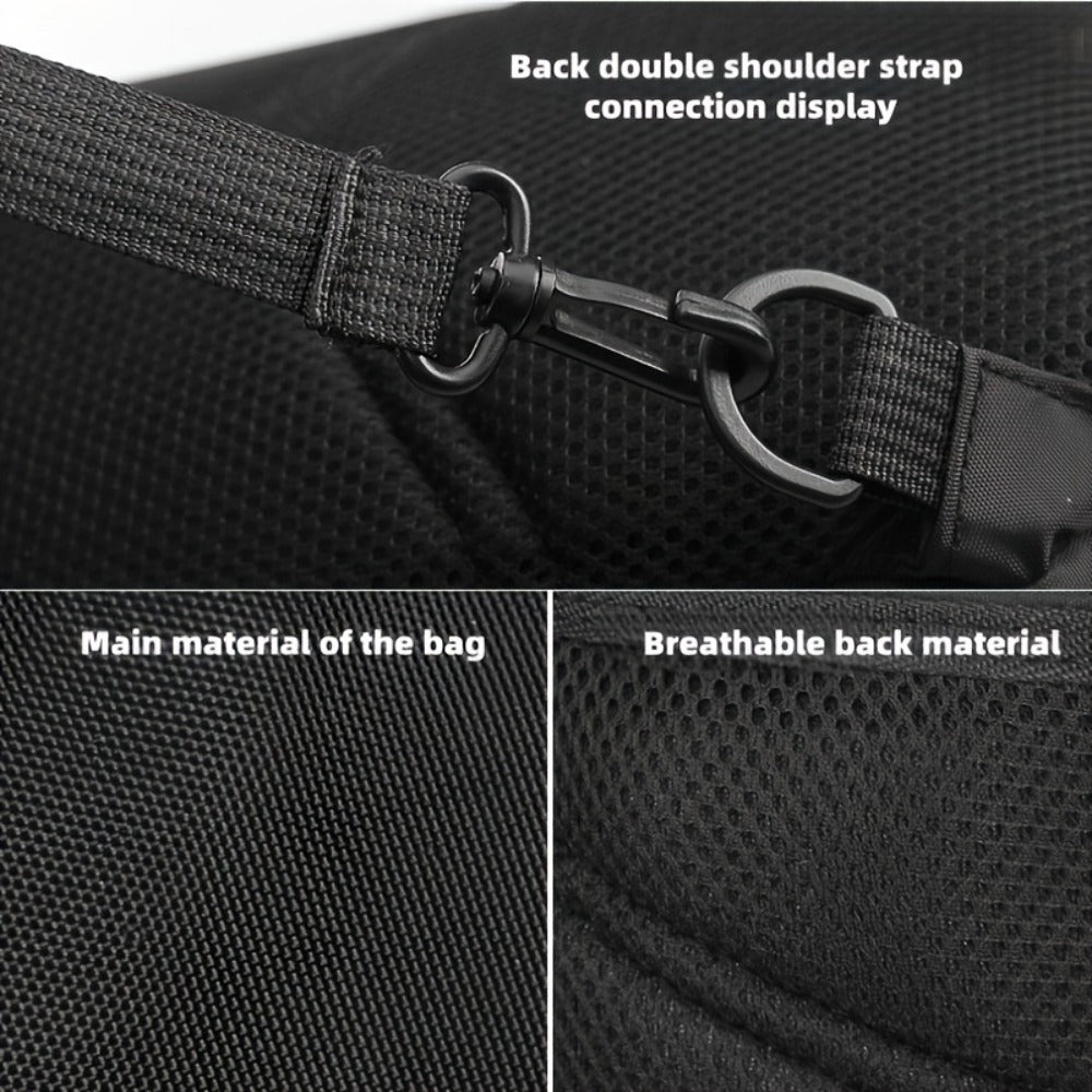 Women's Lightweight Large-Capacity Sports Travel Gym Bag, Durable Nylon Hand-Carry Gym and Business Luggage, Multi-Compartment Design, for Weekend Short Trips, a Combination of a T60 Gym Bag and Crossbody Bag, Local Warehouse