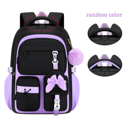 Set of 3 Bow Bags - Spacious School Backpack with Tablet Pocket, Lightweight Teen Laptop Bag Ideal for Travel, Gifts for Birthdays/Christmas, Back-To-School And Everyday Use, for Teens, for Teenager, For Teenager