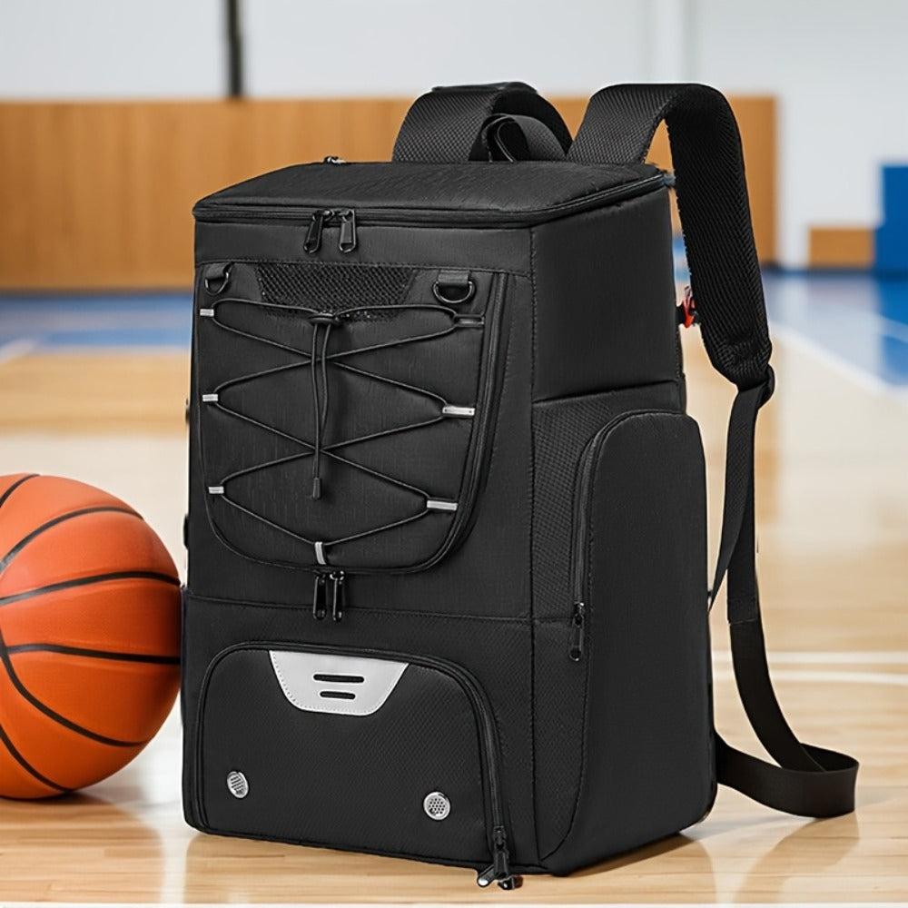 Multifunctional Basketball Bag Training Pack Youth Basketball Backpack Large Capacity Convenient Shoulder Bag Insulated Dual-Shoulder Bag Casual Bag Football Bag with Independent Shoe Compartment