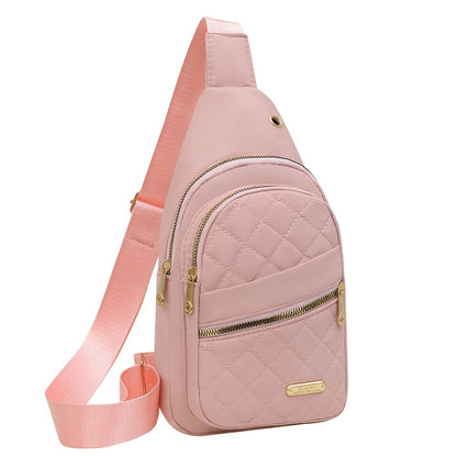 Multi Layer Women'S Single Shoulder Bag Outdoor Leisure Crossbody Bag Chest Bag 6 Color