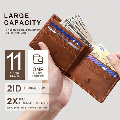 Men's Wallet – RFID Blocking, Dual Cash Section Leather Rfid | Bag Vero – detail view 8